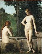 Jean-Jacques Henner Idylle Germany oil painting artist